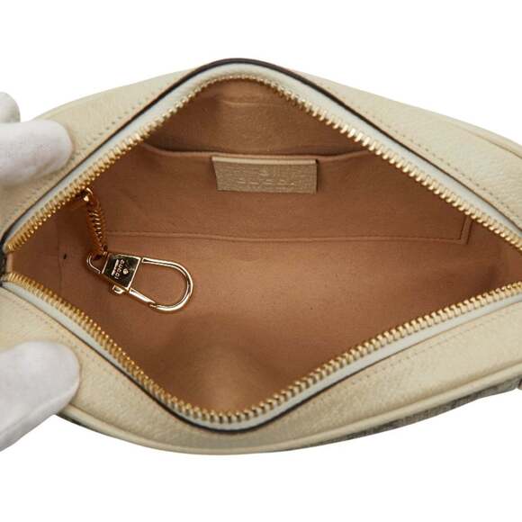 GUCCI Authentic Brown Leather Shoulder Bag - Picture 9 of 11